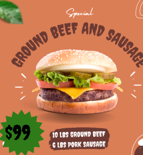 Ground Beef & Sausage Package
